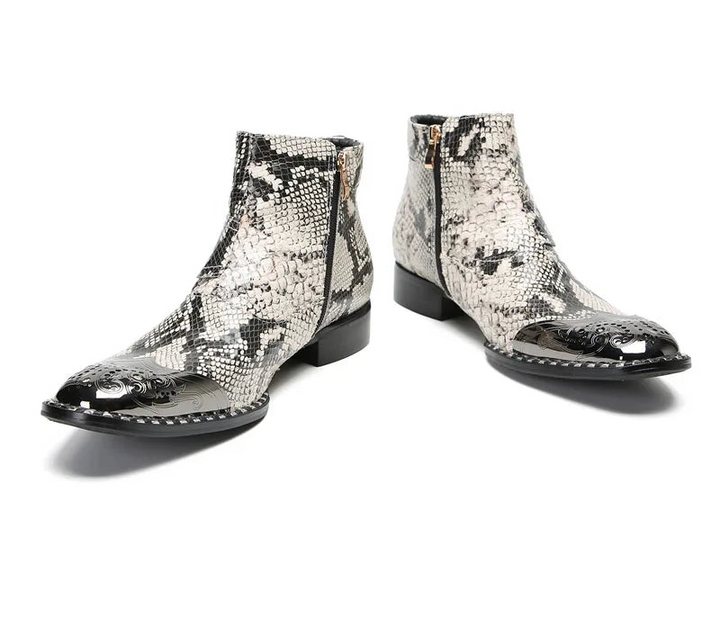 Luxury Light Metal Toe Boots