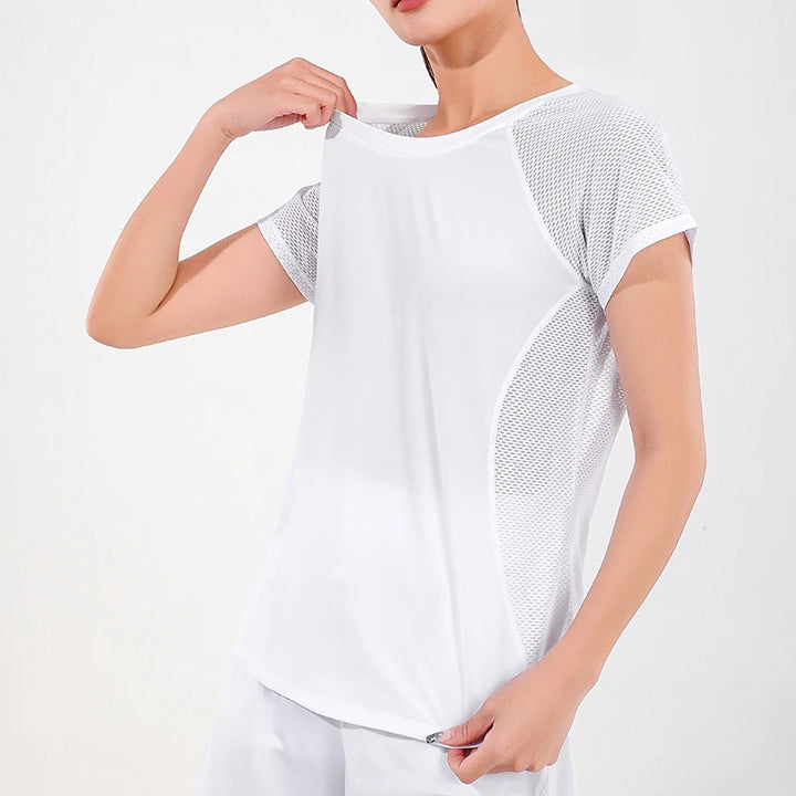 Quick Dry Short Sleeve Yoga Tops