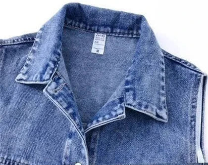 Stylish Loose Denim Jeans Vest