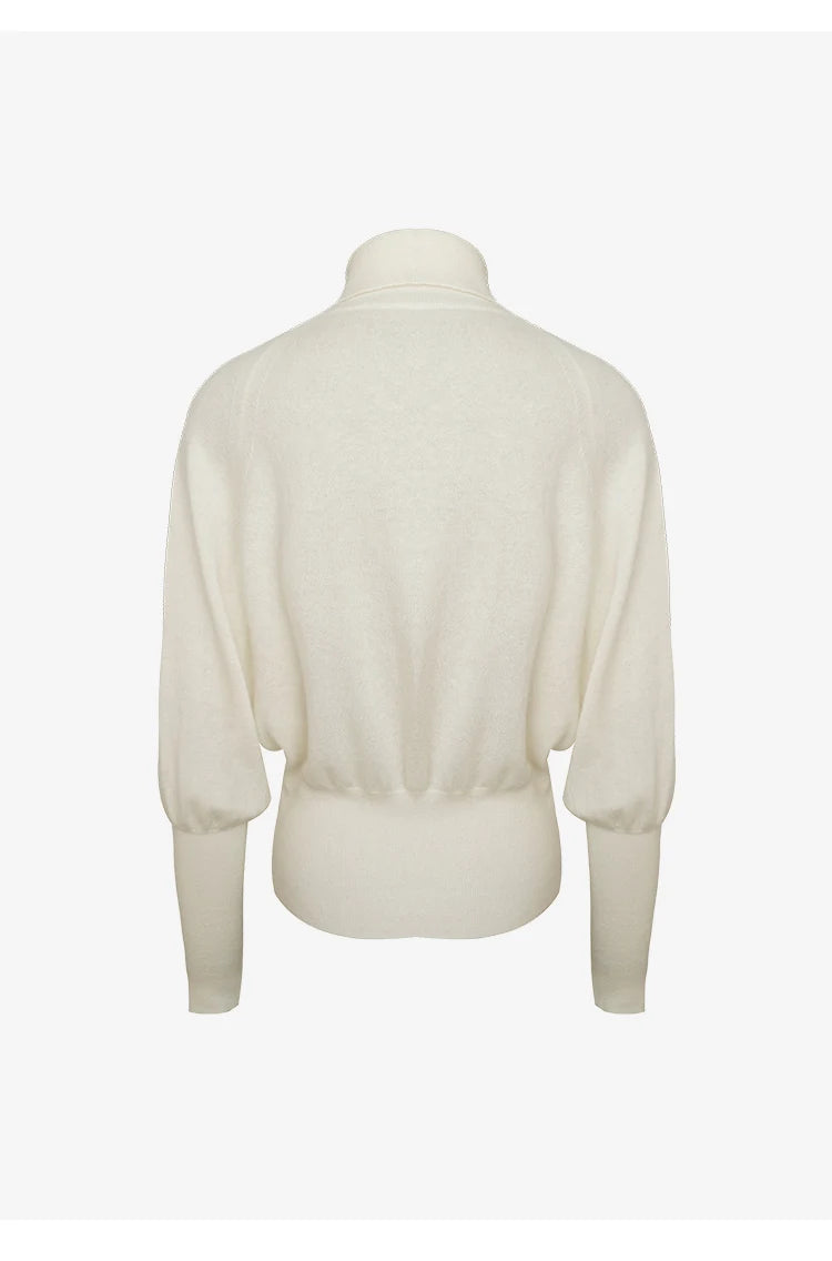 Mock Pocket Turtleneck Sweater