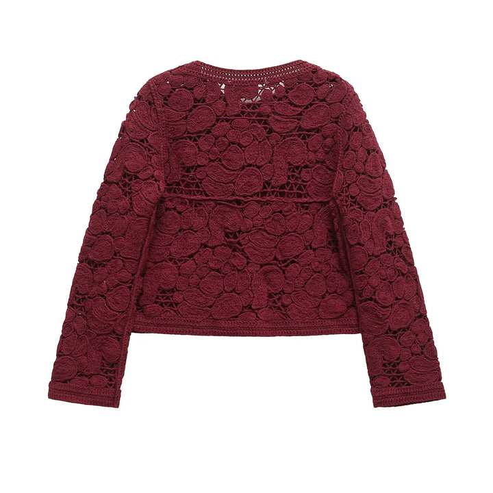 Trendy Leisure Style Knot Knitted Coat