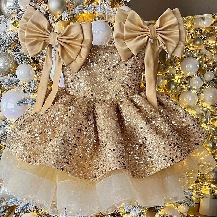 Bow Sparkling Sequin Girl&