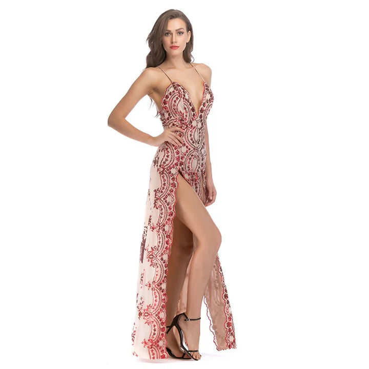 Split Off-the-Shoulder Prom Dress