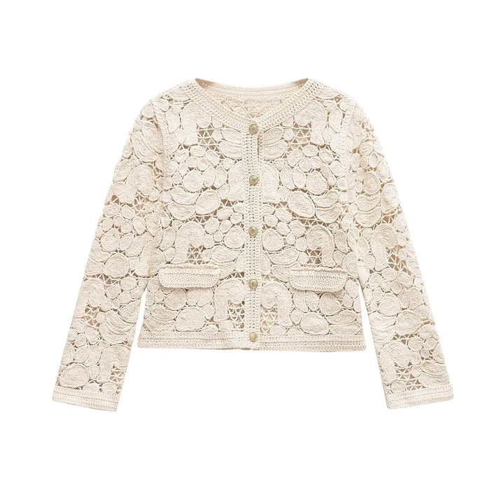 Trendy Leisure Style Knot Knitted Coat