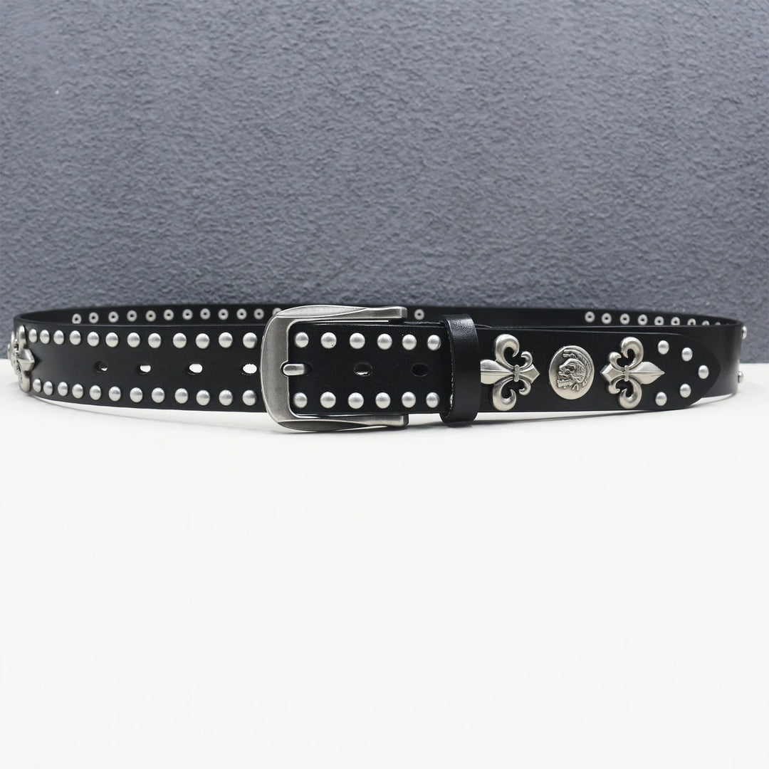 Smart Metal Rivet Cowboy Belt