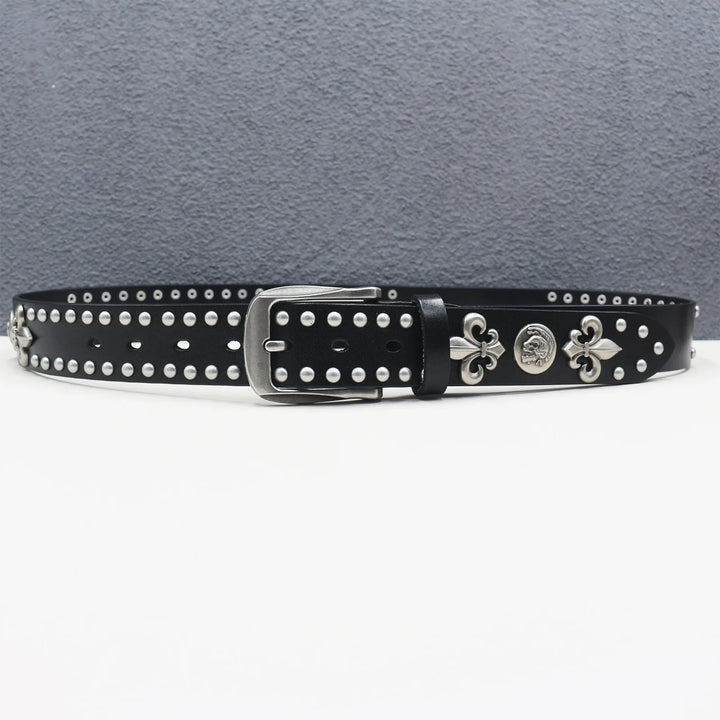 Smart Metal Rivet Cowboy Belt