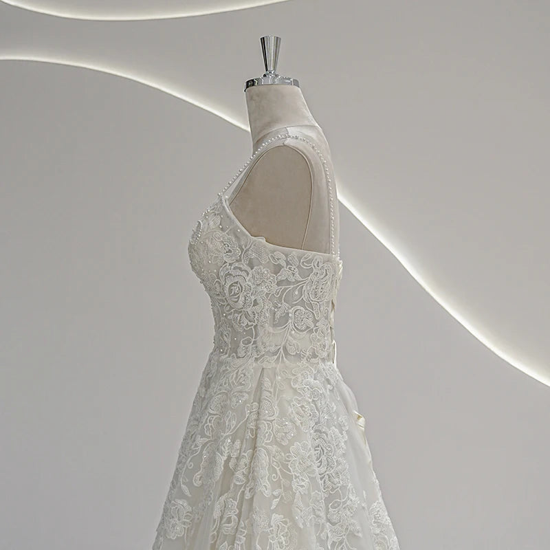 Experience The Crystal Elegance Wedding Dress