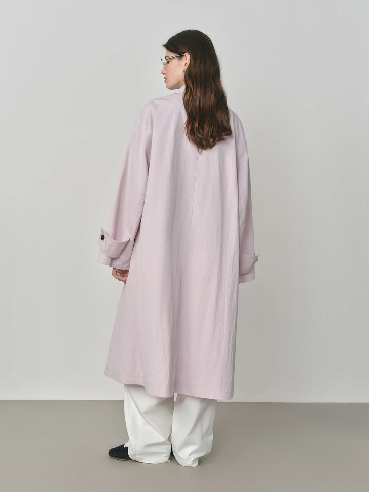 Trendy Long Trench Cotton Coat