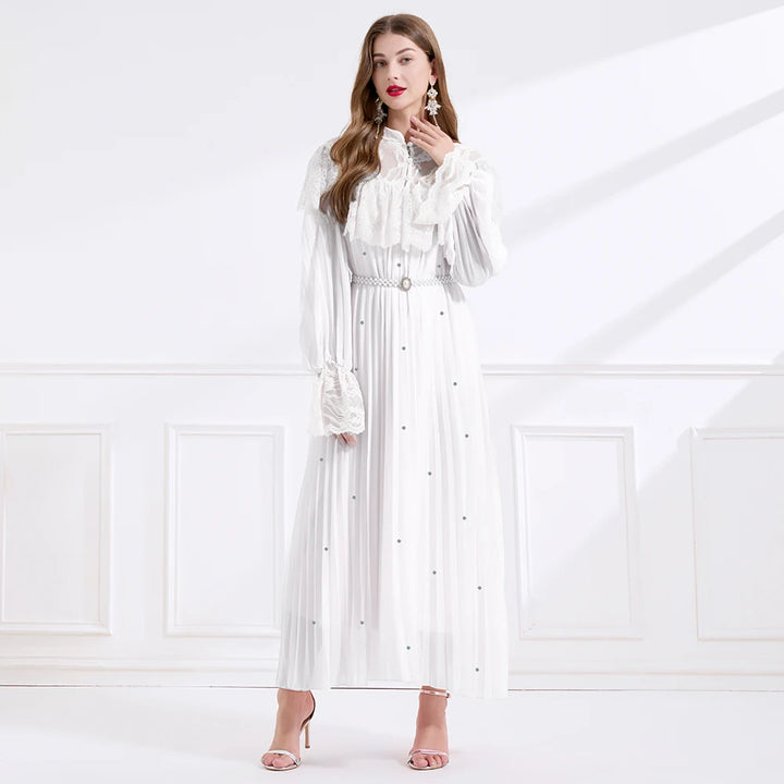 Wonderful Lace Spliced Party Dress