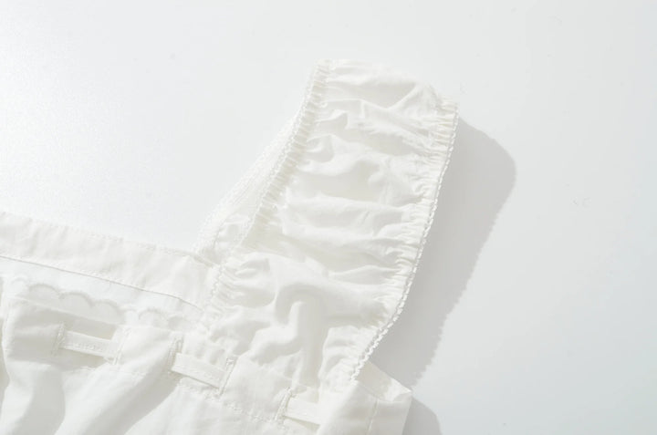 Charming Lace Trim Super-Short Top