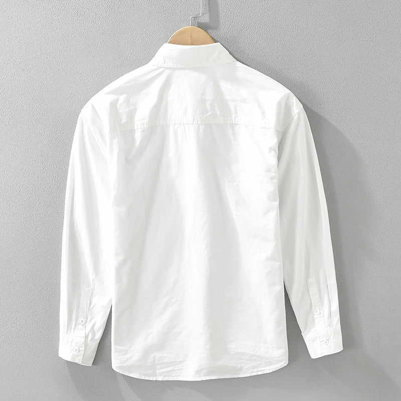 Retro Youth Fashion Cotton Shirt