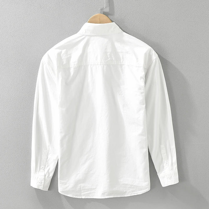 Retro Youth Fashion Cotton Shirt