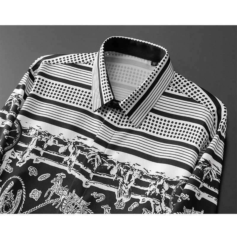 Glorious Printed Social Banquet Shirt