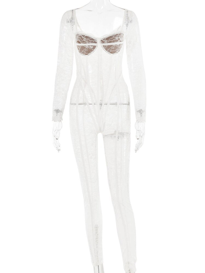 See Through Hollow Out Women's Jumpsuit | All For Me Today