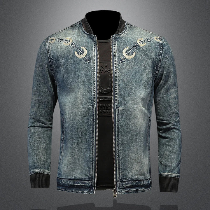 Light blue denim men&