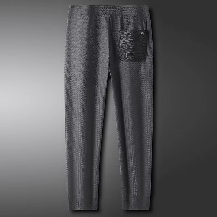 Lightweight Ice Silk Slim Fit Trousers