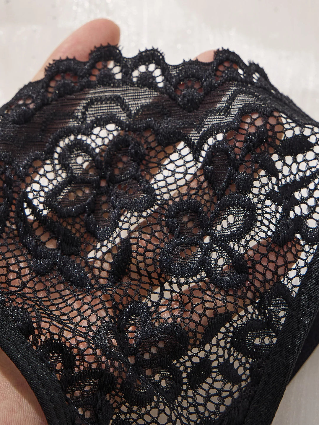 Elegant See-through Leopard Print Bra Set