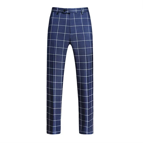 Plaid Business Dress Pants