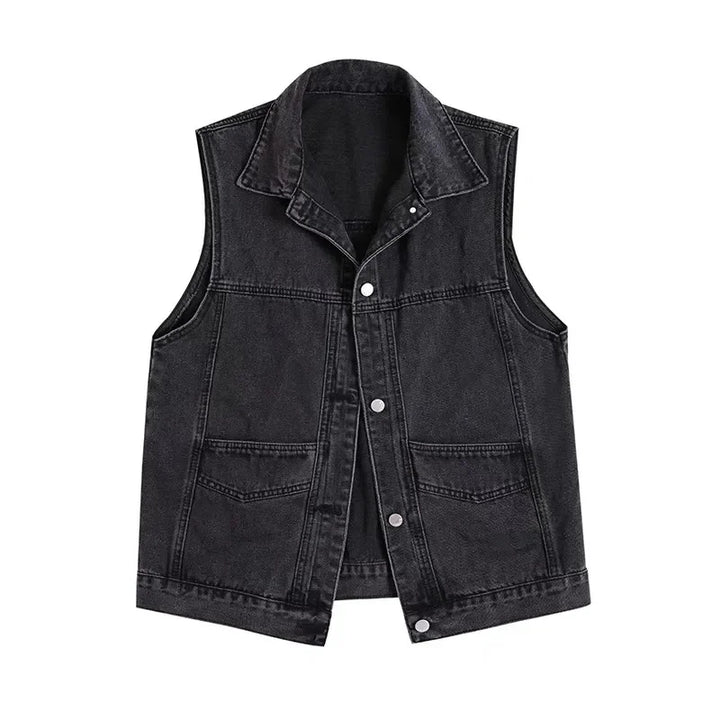 Stylish Loose Denim Jeans Vest