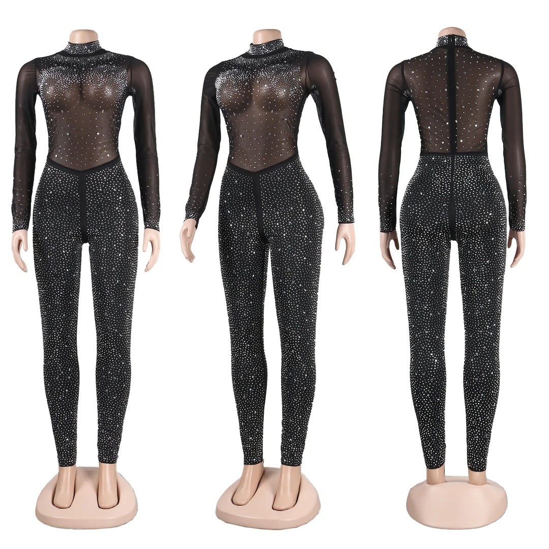 Dazzling Nights See-Through Jumpsuit