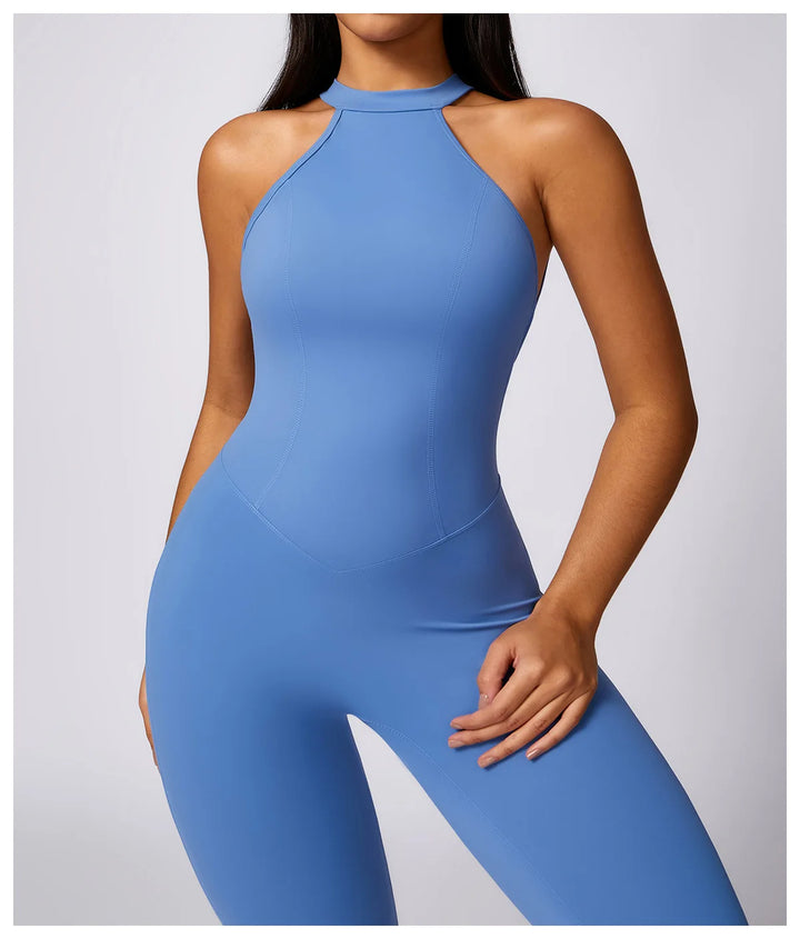 Quick Drying Backless One-piece Yoga Suit