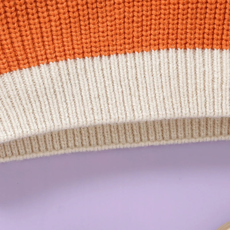 O Neck Warm Knitwear Kids Sweater