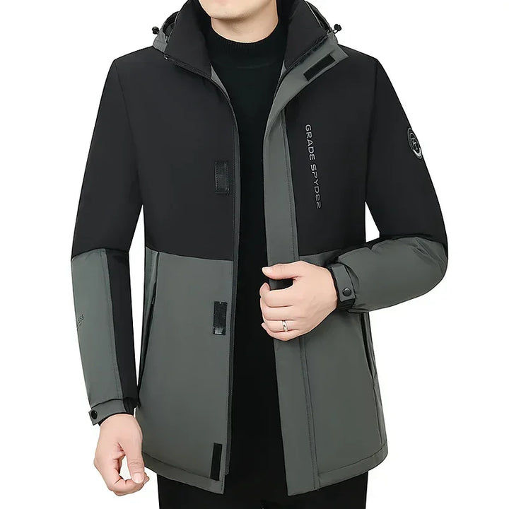 Refined Windproof Parka Jacket