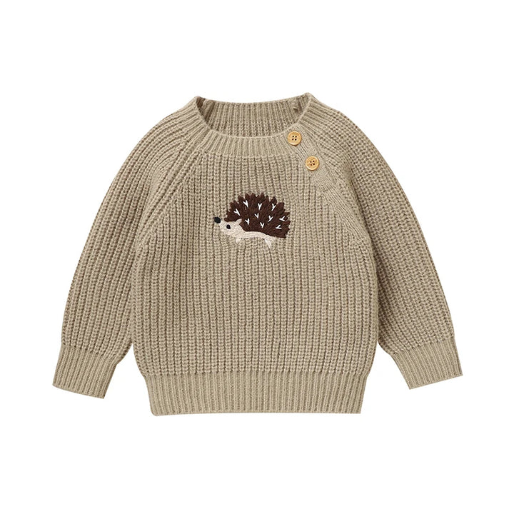 Adorable Knitted Kid's Pullover Sweaters