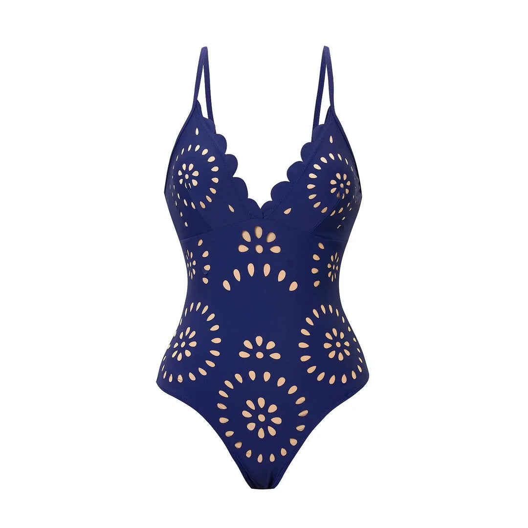 Stylish Hollow Laser Cut Bikini Set