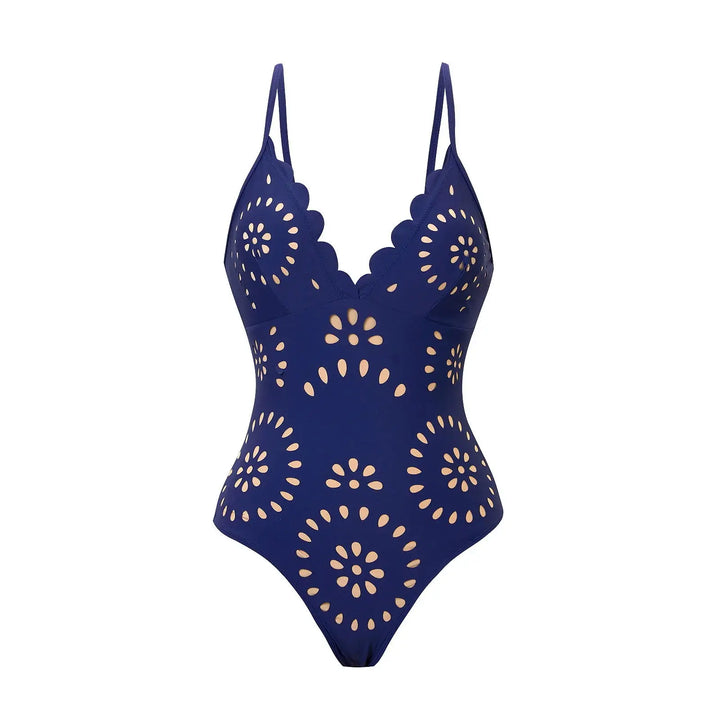 Stylish Hollow Laser Cut Bikini Set