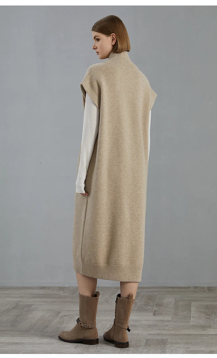 Luxurious Cashmere Long Cardigan Sweater