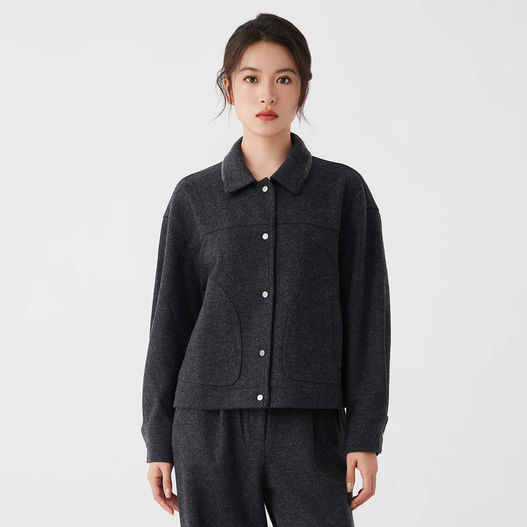 Premium Wool-Cotton Blend Warm Coat