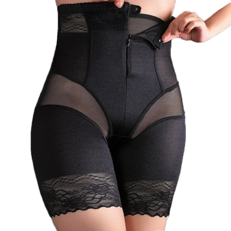 Seamless High Waist Zipper Shapewear