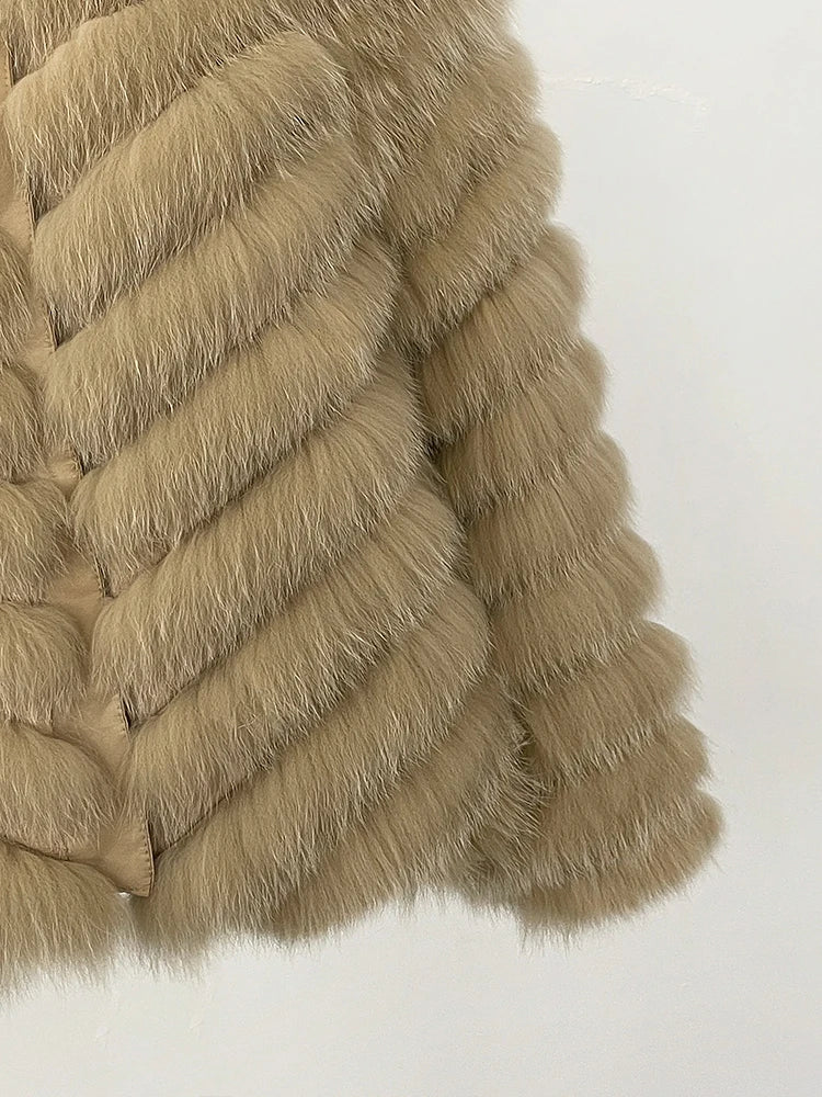 Luxury Real Fur Streetwear Coat