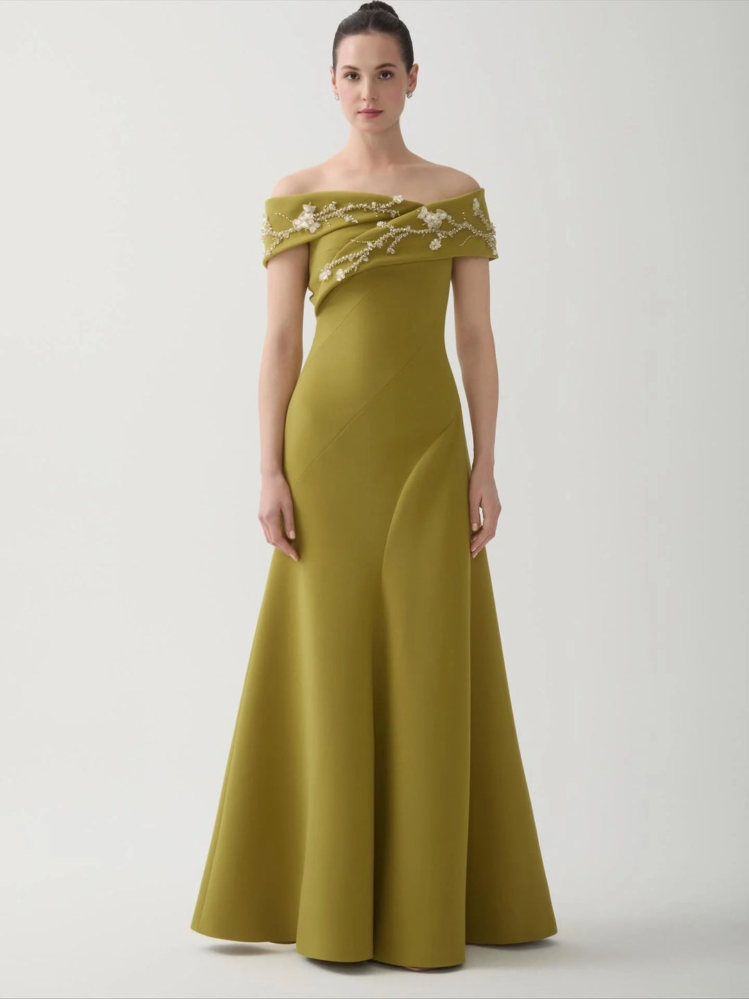 Sweet Beading Sequins Evening Gown