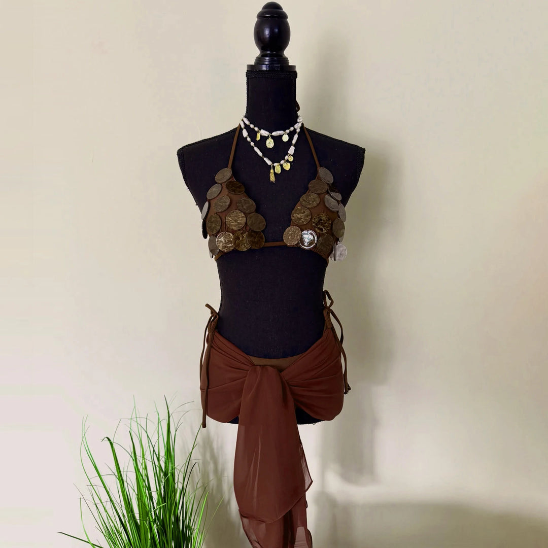 Classic 3Pcs Shell Swimwear