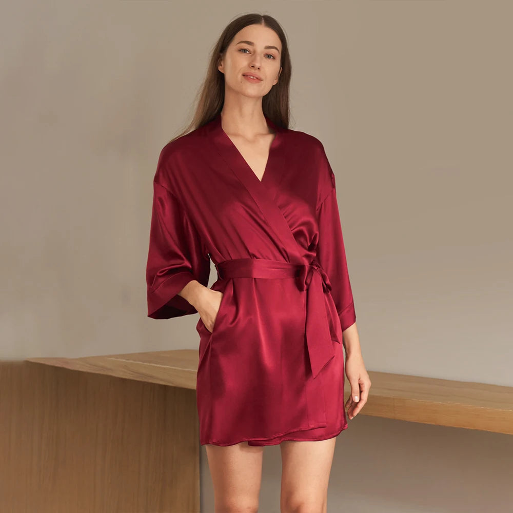 Relaxed Fit Pure Silk Sleepwear