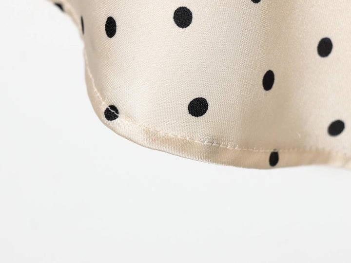 Fashionable Asymmetric Polka Dots Skirt