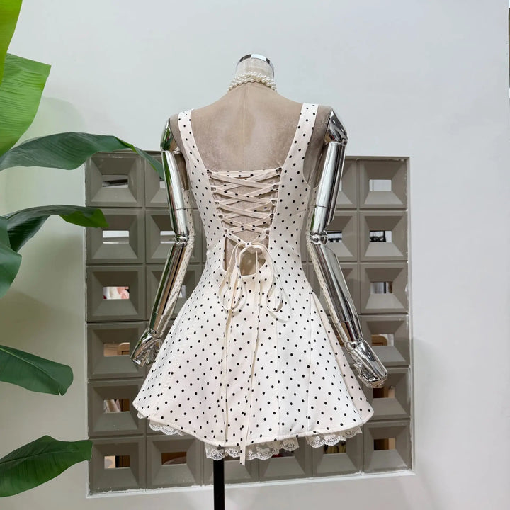 Luxury Backless Straps Mini Party Dress