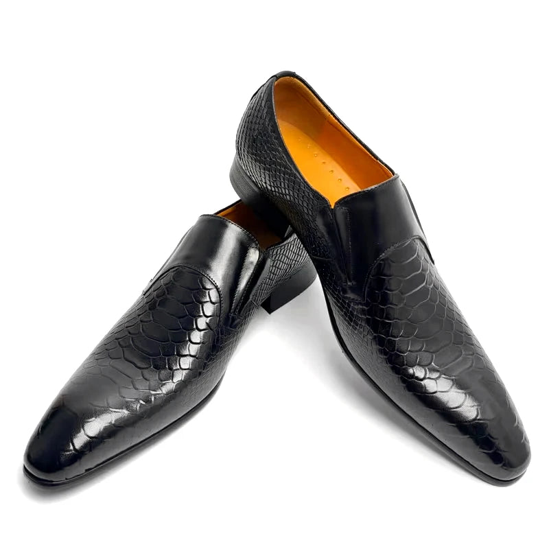 Elegant Slip-On Leather Loafers