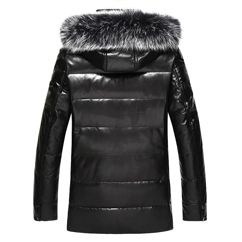 Smart Fur Long Hooded Jacket