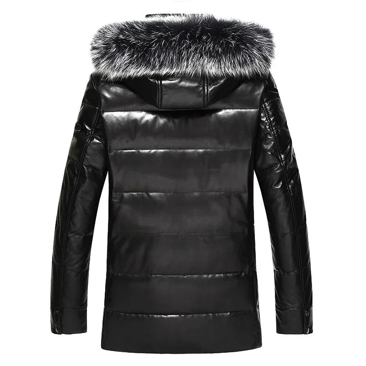 Smart Fur Long Hooded Jacket