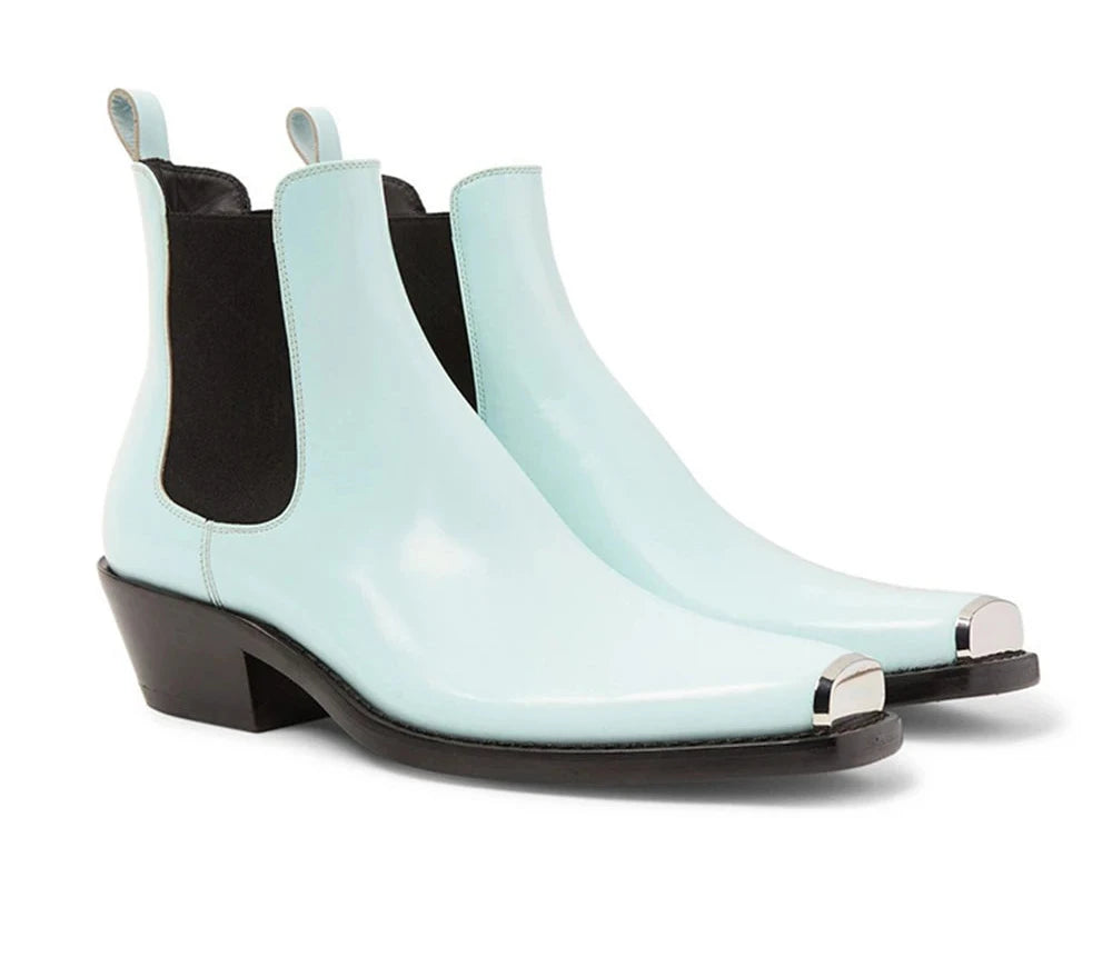 Smart Buffed Leather Chelsea Boots