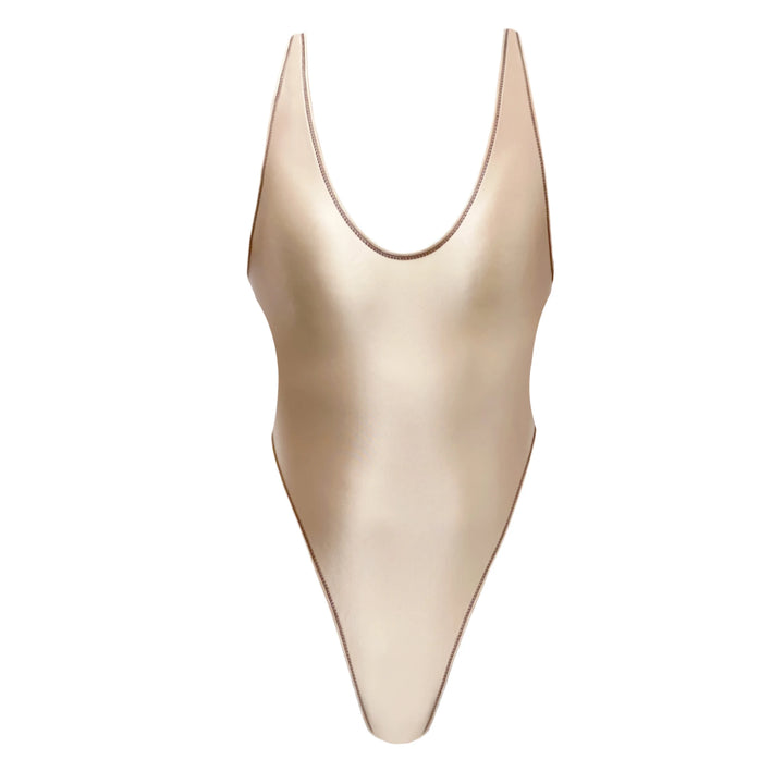 Glossy Silk High Elasticity Swimsuit