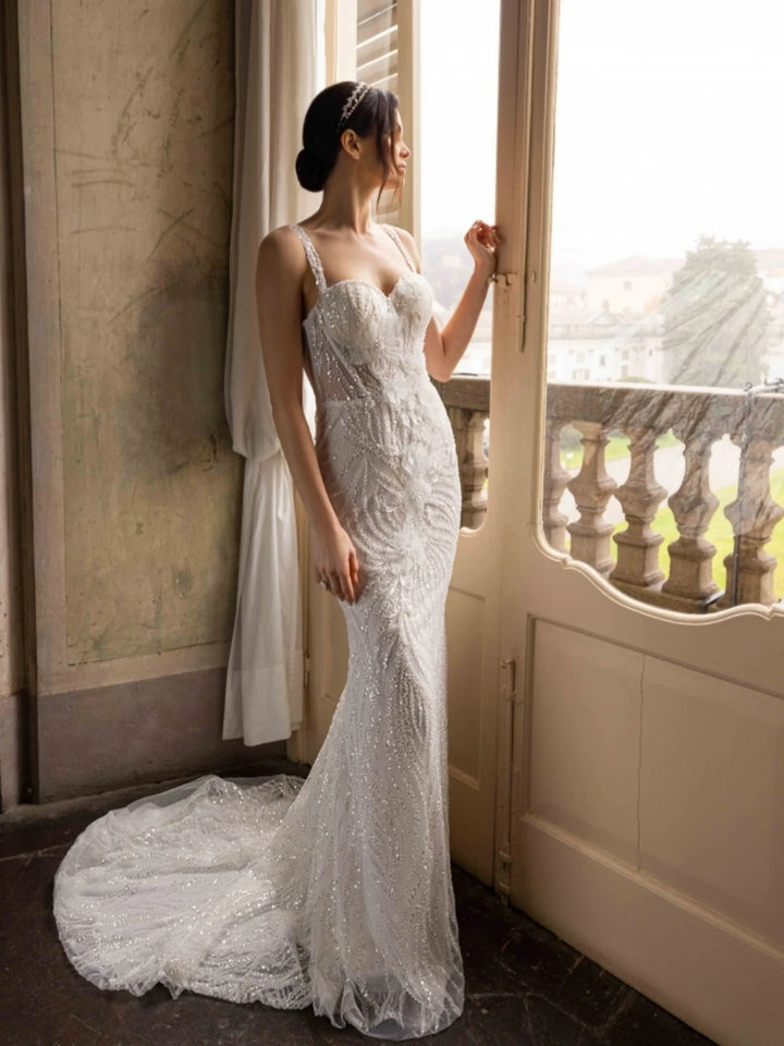 A- Line Elegant Wedding Dress