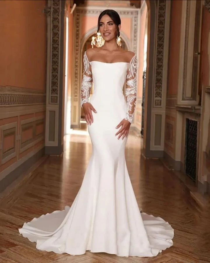 Stunning Open Back Bridal Gown