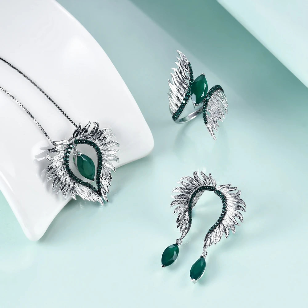 Effective Angel Wings Drop Earrings