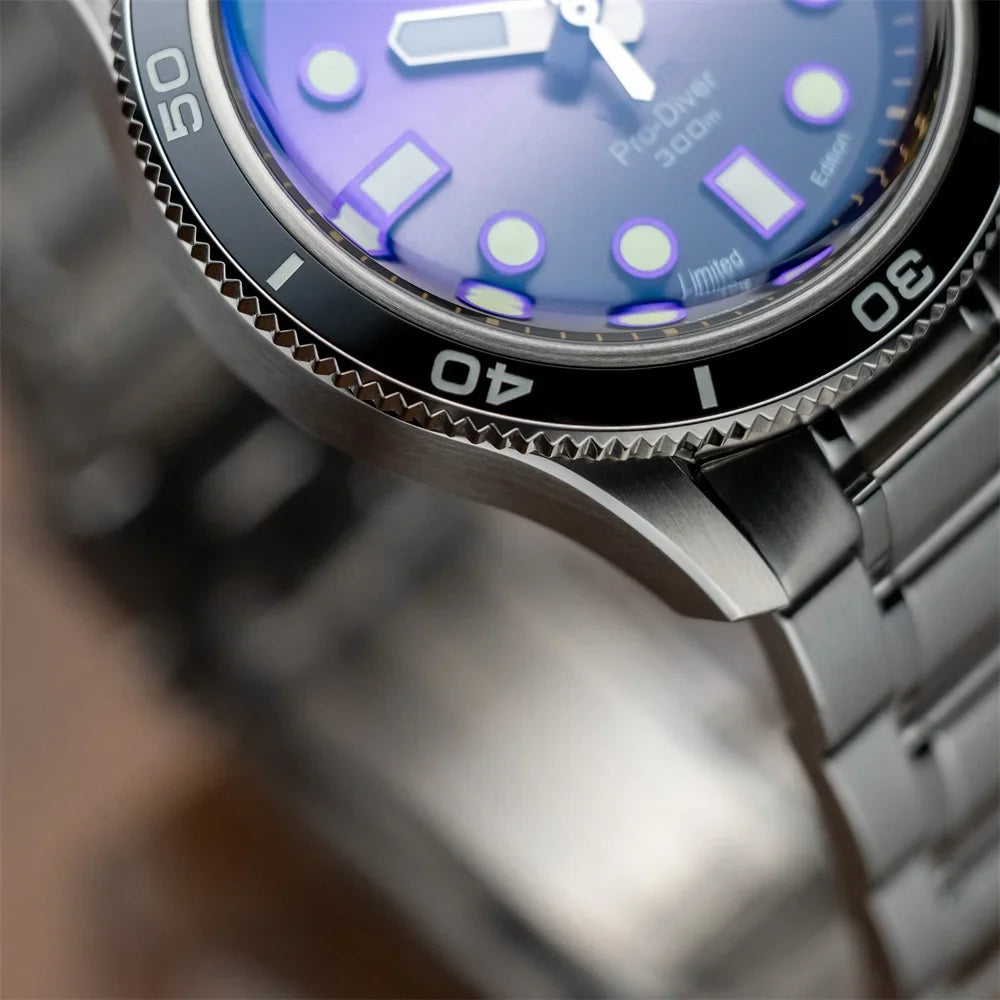 Luxury Sapphire Crystal Automatic Watch
