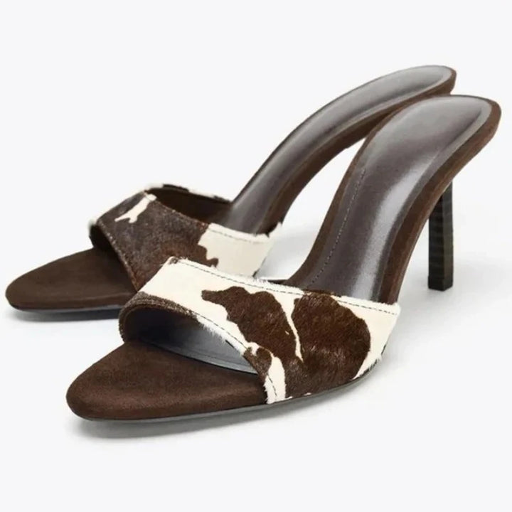 Stylish Thin Heels Retro Sandals