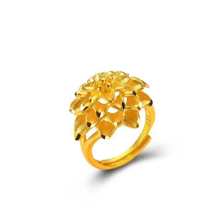 Sweet Thorn Flower Shaped Ring